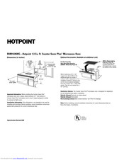Hotpoint RVM1335WC Installation Information