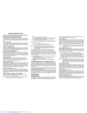 Autopage RF405A Operation Instructions