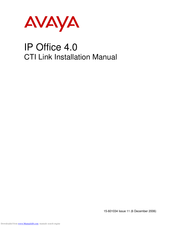 Avaya IP Office 4.0 Installation Manual