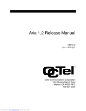 Octel Aria 1.2 Release Manual
