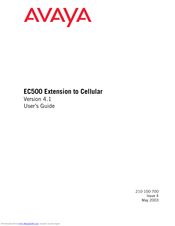 Avaya EC500 User Manual
