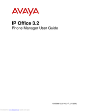 Avaya IP Office 3.2 User Manual