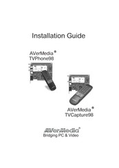 Avermedia TVPhone98 Installation Manual