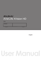 Avermedia AVerLife XVision HD H201 User Manual