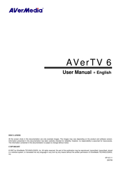 Avermedia AVerTV Volar DMB User Manual