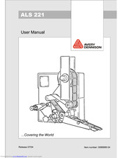 Avery Dennison ALS 221 User Manual