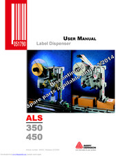 Avery Dennison ALS 350 User Manual