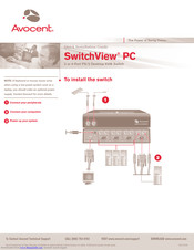 Avocent SWITCHVIEW PC Quick Installation Manual