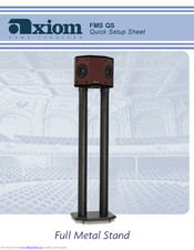 Axiom FMS QS Quick Setup Sheet