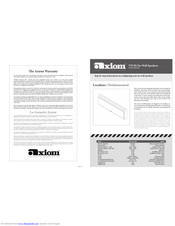 Axiom VP150 Owner's Manual