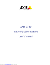 Axis 233D User Manual