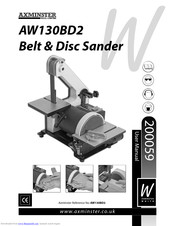 Axminster AW130BD2 User Manual