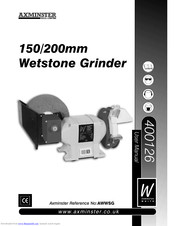 Axminster 150/200mm Wetstone Grinder User Manual