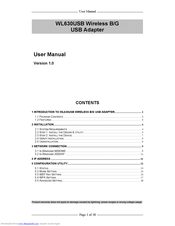 Aztech WL630USB User Manual