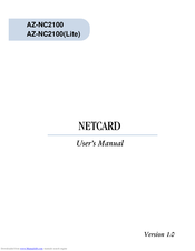 Aztech NETCARD AZ-NC2100(Lite) User Manual