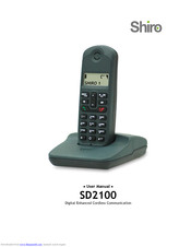 Shiro SD2100 User Manual