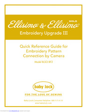 Baby Lock Elissimo GOLD Quick Reference Manual