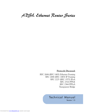 VIRATA ADSL Ethernet Router Series Technical Manual