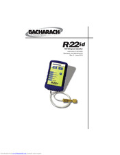 Bacharach R-22id Operation And Maintenance Manual