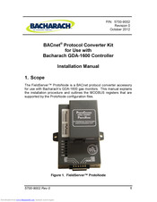 Bacharach FieldServer ProtoNode Installation Manual