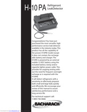 Bacharach H-10PA Manual