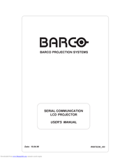 Barco BD8100 User Manual
