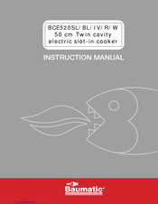 Baumatic BCE520IV Instruction Manual