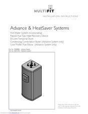 MULTIFIT Advance System Installation Instructions Manual