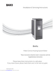 Baxi Bioflo Installation & Servicing Instructions Manual