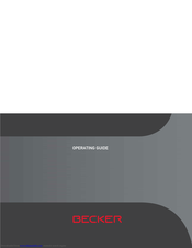 Becker BE A00 Operating Manual