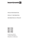Beyerdynamic MC 910 Product Information