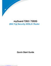 Billion myGuard 7202G Quick Start Manual