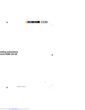 Blaupunkt Toronto RDM 126 US Operating Instructions Manual