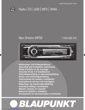 Blaupunkt New Orleans MP58 Operating And Installation Manual