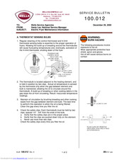 Wells Electric Fryer Maintenance Information Service Bulletin