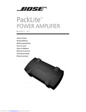 Bose PackLite A1 Owner's Manual