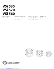 Boston Acoustics VSi 570 Owner's Manual