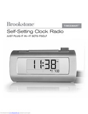 Brookstone TIMESMART Self Setting Projection Clock Manuals