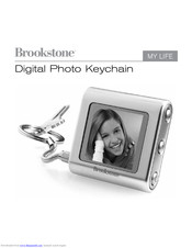 BROOKSTONE MY LIFE DIGITAL PHOTO KEYCHAIN USER MANUAL Pdf Download