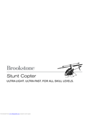 Brookstone Stunt Copter User Manual