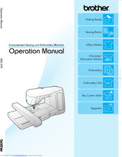 Brother NV4500D Operation Manual