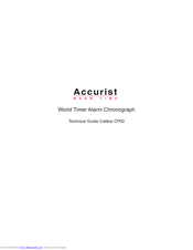 Accurist Calibre CP00 Technical Manual