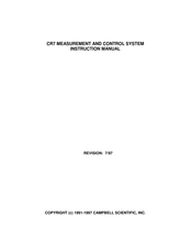Campbell CR7 Instruction Manual