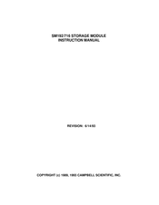 Campbell SM716 Instruction Manual