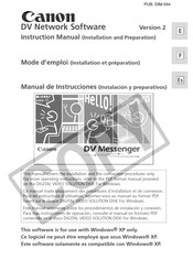 Canon DV Nerwork Instruction Manual