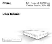 Canon imageFORMULA 201 User Manual