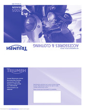 Triumph ACCESORIES 2005 Price List