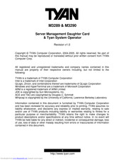 TYAN M3290 User Manual