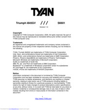TYAN Triumph i845GV S6601 User Manual