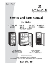 U-Line ECHELON CLR2060 Service And Parts Manual